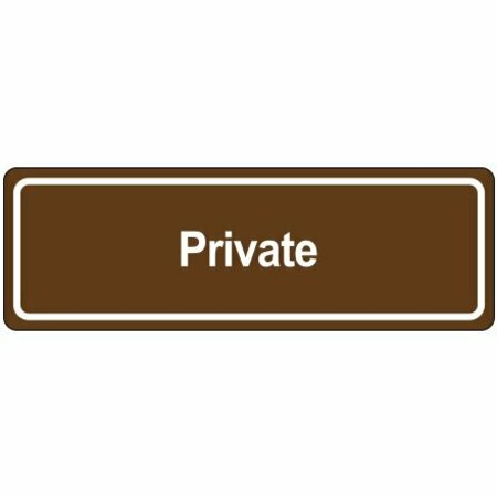 BSC PREFERRED Door Sign - ''Private'' S-20286